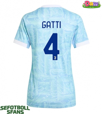 Juventus Federico Gatti #4 Bortatröja Kvinnor 2025-26 Kortärmad